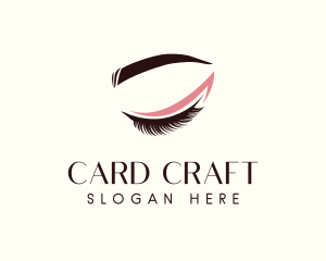 Eyelash Beauty Makeup logo design