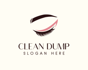 Eyelash Beauty Makeup logo design