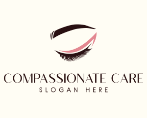 Eyelash Beauty Makeup logo design