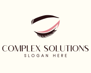 Eyelash Beauty Makeup logo design