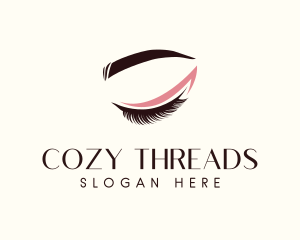 Eyelash Beauty Makeup logo design