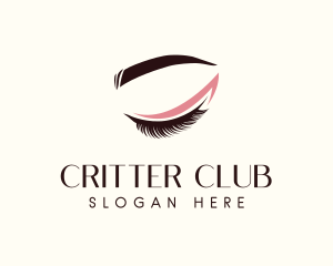 Eyelash Beauty Makeup logo design