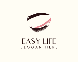 Eyelash Beauty Makeup logo design