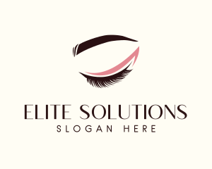 Eyelash Beauty Makeup logo design