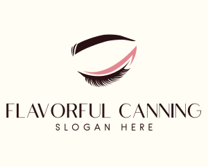 Eyelash Beauty Makeup logo design