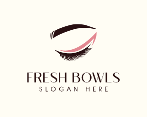 Eyelash Beauty Makeup logo design