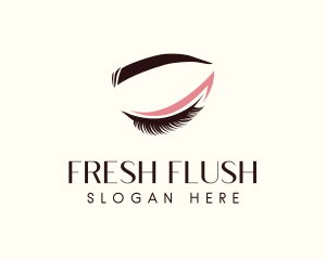 Eyelash Beauty Makeup logo design