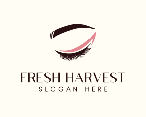 Eyelash Beauty Makeup logo design