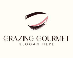 Eyelash Beauty Makeup logo design