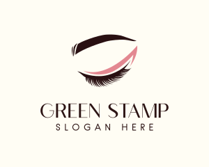 Eyelash Beauty Makeup logo design