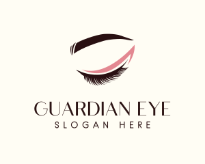 Eyelash Beauty Makeup logo design