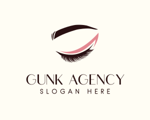 Eyelash Beauty Makeup logo design