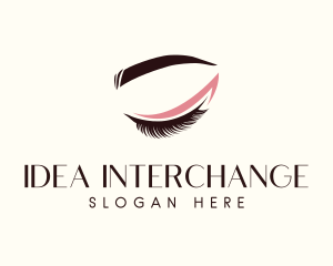 Eyelash Beauty Makeup logo design