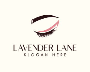 Eyelash Beauty Makeup logo design