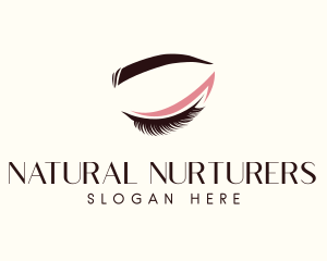 Eyelash Beauty Makeup logo design