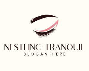 Eyelash Beauty Makeup logo design