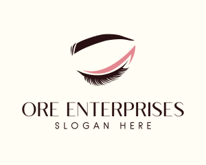 Eyelash Beauty Makeup logo design