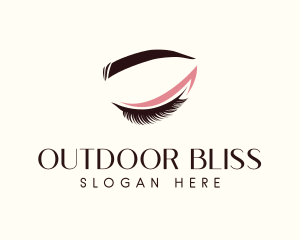 Eyelash Beauty Makeup logo design