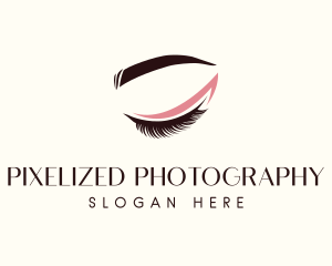 Eyelash Beauty Makeup logo design