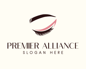 Eyelash Beauty Makeup logo design