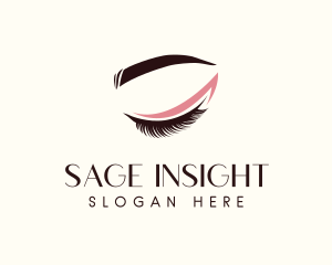 Eyelash Beauty Makeup logo design