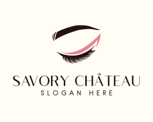 Eyelash Beauty Makeup logo design