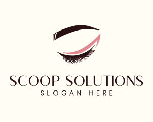 Eyelash Beauty Makeup logo design