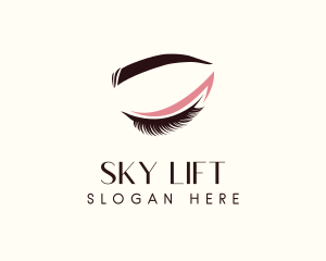 Eyelash Beauty Makeup logo design