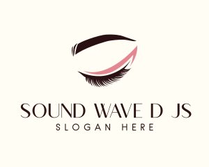 Eyelash Beauty Makeup logo design