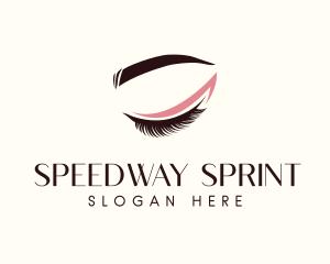 Eyelash Beauty Makeup logo design