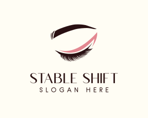 Eyelash Beauty Makeup logo design