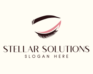 Eyelash Beauty Makeup logo design