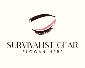 Eyelash Beauty Makeup logo design