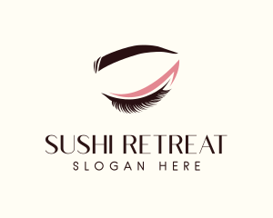 Eyelash Beauty Makeup logo design