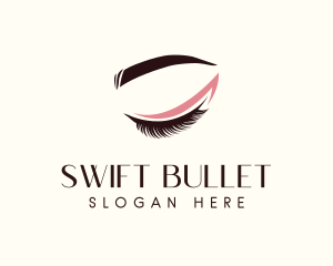 Eyelash Beauty Makeup logo design