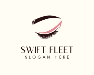 Eyelash Beauty Makeup logo design