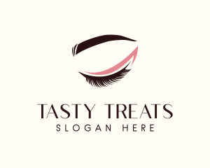 Eyelash Beauty Makeup logo design