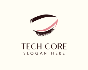 Eyelash Beauty Makeup logo design