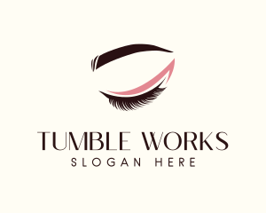 Eyelash Beauty Makeup logo design