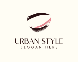 Eyelash Beauty Makeup logo design