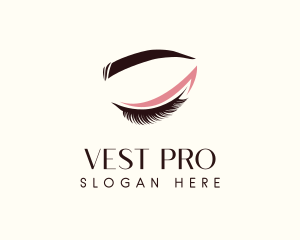 Eyelash Beauty Makeup logo design