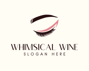 Eyelash Beauty Makeup logo design