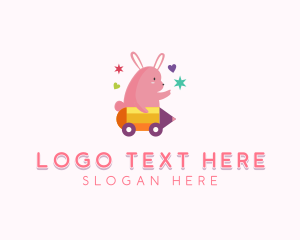 Bunny Toy Pencil Logo