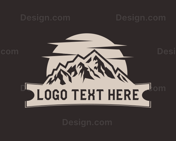 Mountain Summit Hiking Logo