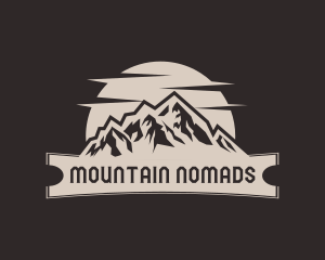 Mountain Summit Hiking logo design