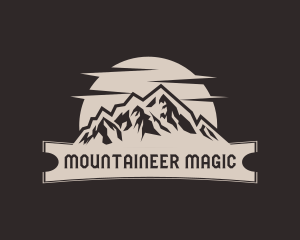 Mountain Summit Hiking logo design