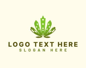 Urban Cannabis Leaf logo