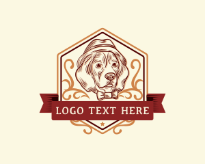 Pet Dog Grooming logo