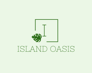 Tropical Natural Plant  logo design