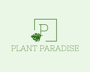 Tropical Natural Plant  logo design